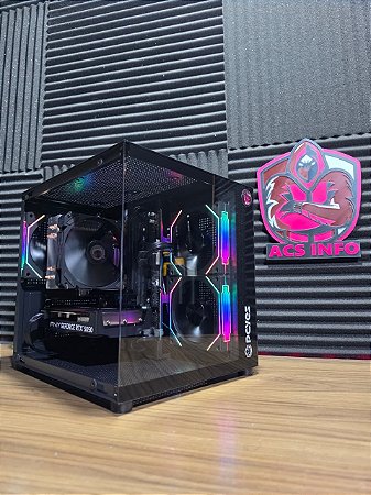PC Gamer AMD Ryzen 5 5500 + RTX 5050 + 16GB DDR4 + SSD 500GB NVME + A520M