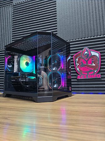 PC Gamer AMD Ryzen 5 9600x + RX 9060 XT + 16GB DDR5 + SSD 512GB NVME + A620M