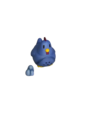 Galinha Stardew Valley Miniatura - Galinha Azul do Shane