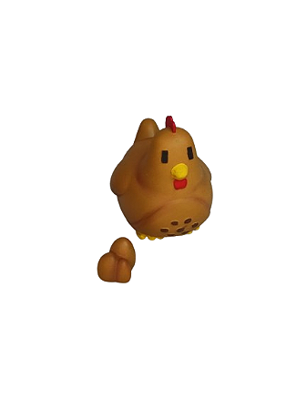 Galinha Stardew Valley Miniatura - Galinha Marrom Comum
