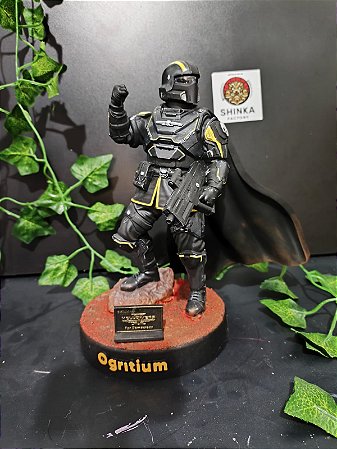 Estatueta personalizável Helldivers 2