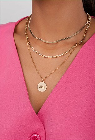 CHOKER MALHA DE FITA