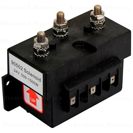 Solenoide 3 Pinos Para Guincho Elétrico 24v Até 1500 Watts