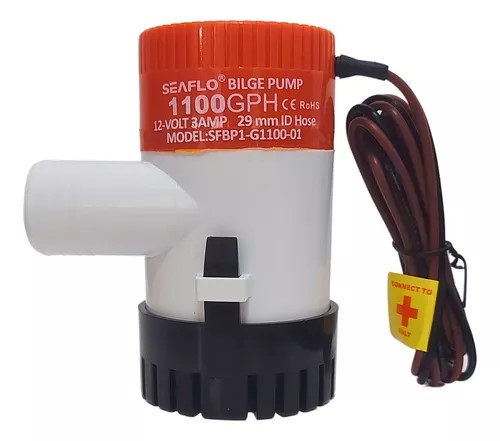 Bomba De Porão Seaflo 1100gph 12v 3a Barco Lancha Veleiro
