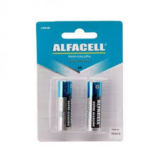 Pilha Alfacell Alcalina AAA Palito, Cartela com 02 unidades.