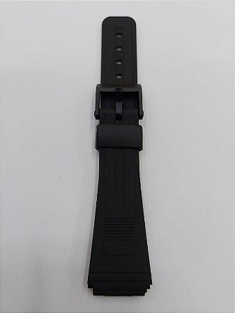 Pulseira CASIO Data Bank DB30 - 257 DK7 Borracha Preta