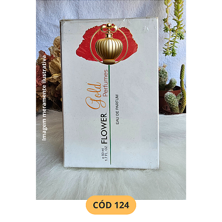 Perfume Feminino 1ª linha, Contratipo / Inspirado, a base de óleo, fixação média de 8 a 10 horas. Embalagem lacrada, Frasco: Vidro Spray 50 ml