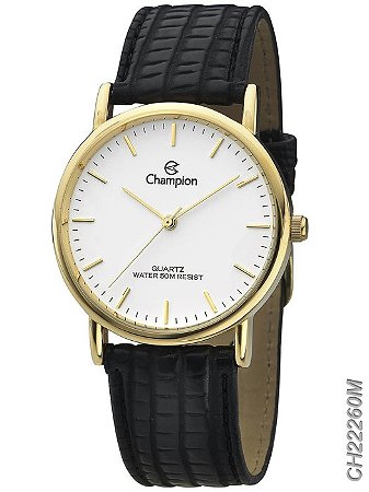 Relógio de Pulso Champion Unissex Dourado Prova D'água CH 22260M