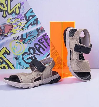 Sandália juvenil menino