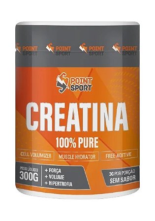 Creatina 100% Pure (300g) - Point Sport Suplementos