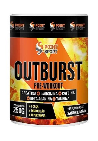 Outburst Pre-Treino (250g) - Point Sport Suplementos