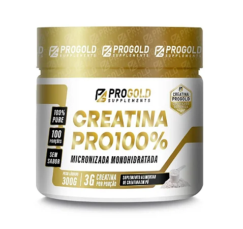 Creatina 100% Monohidratada (300g) - ProGold Supplements