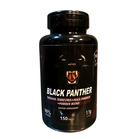 Black Panther Tribulus+Maca+Powder Blend (150 tablets) Roxo - Black Panther Labs