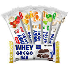 Barra de Proteína Whey Grego (11g de Proteína) -Caixa com 12 Unidades