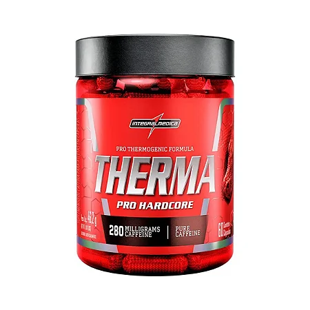 Therma Pro Hardcore Integral Médica - 285mg de cafeína - 60 Cápsulas