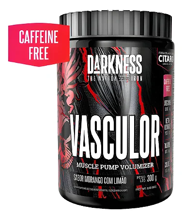 Vasculor Pré treino CAFFEINE FREE - 300g - Darkness