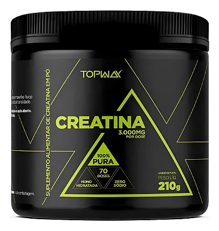 Creatina 100% Pura - 210g - Topway