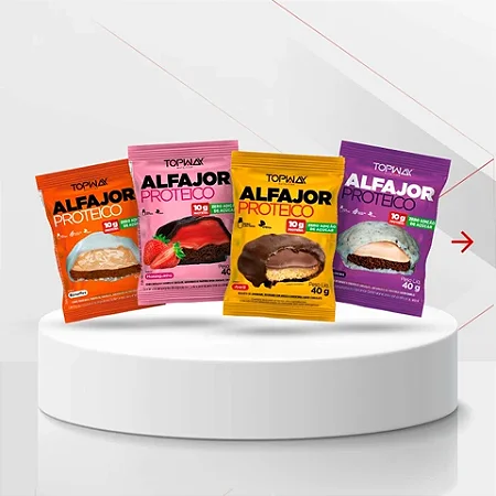 Alfajor Proteico - 40g - unidade - Topway