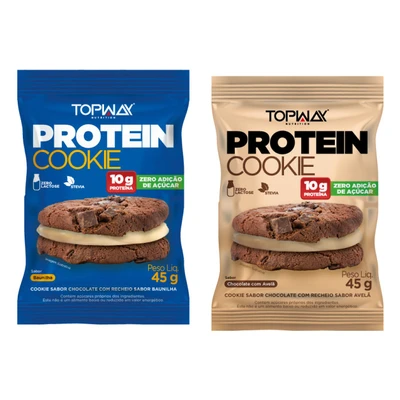 Cookie Protein - 45g - unidade - Topway