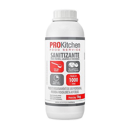 PROKITCHEN SANITIZANTE DE FRUTAS, LEGUMES E VERDURAS 1KG