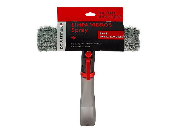 LIMPA VIDROS SPRAY TAM UNICO VERMELHO/ CINZA