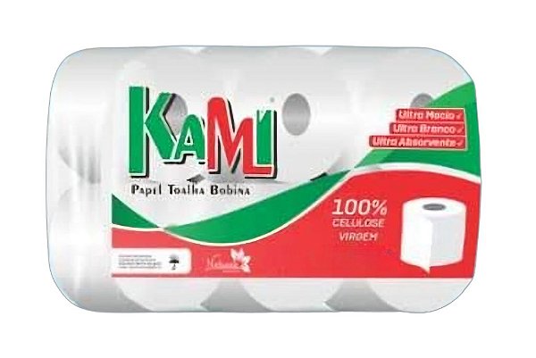 PAPEL TOALHA BOBINA KAMI 200M C/6