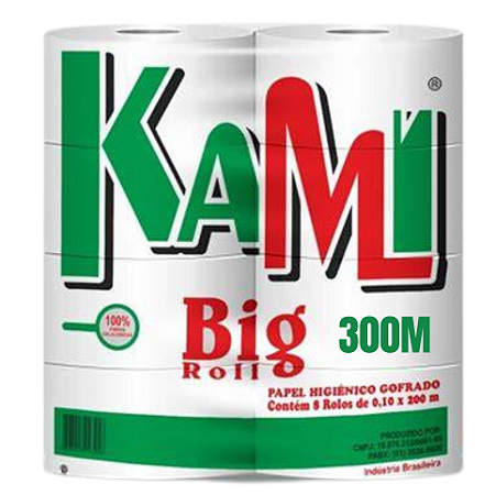 PAPEL HIGIENICO KAMI 300M C/8