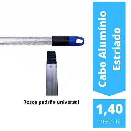 CABO ALUMÍNIO ESTRIADO 140CM AZUL SP9017AZ SUPERPRO