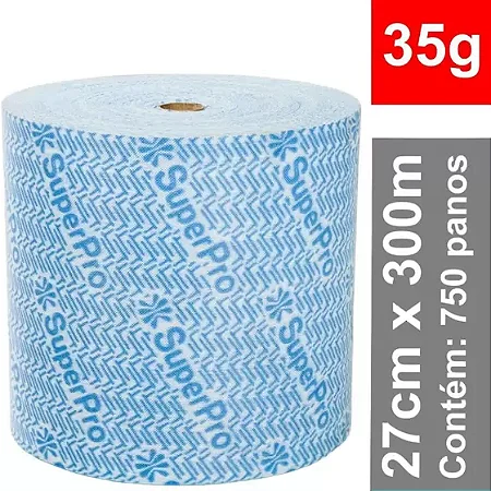 ROLO TNT AZUL PERFEX 300M(750 PANOS) SP2735AZ SUPERPRO