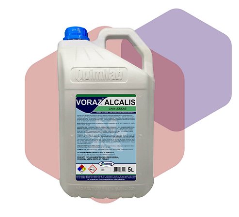 VORAZ ALCALIS DET. MAQUINA DE LOUCAS 5L QUIMILAB