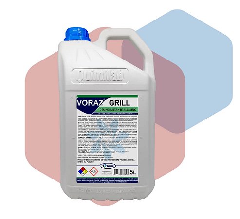 VORAZ GRILL DESINCRUSTANTE ALCALINO 5L QUIMILAB
