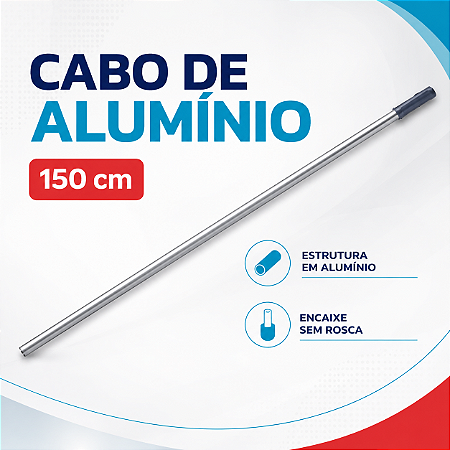CABO ALUMINIO 150CM S/ ROSCA 9014 SUPERPRO