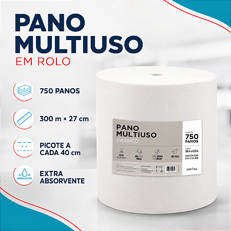 ROLO TNT BRANCO 300M SP35300BR PROCLEAN