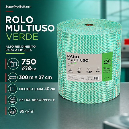 ROLO TNT VERDE 300MX0,27M 35G SP35300VD PROCLEAN