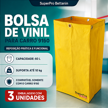 BOLSA VINIL P/CARRO 9160 9160SC SUPERPRO