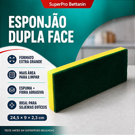 ESPONJA MULTIUSO 245X90MM 9414 SUPERPRO