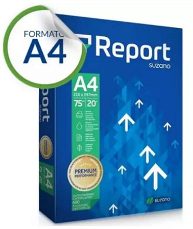 Papel Sulfite A4 Branco - Pacote com 500 Folhas Report