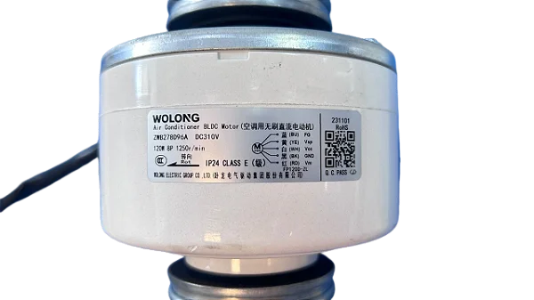 Elgin MOTOR VENTILADOR CORRENTE CONTÍNUA DA EVAPORADORA ELGIN PISO TETO PLUS INVERTER 48.000 BTUS - DC ZWB278D96A - DC ZWB210L Código: ARC146095003001