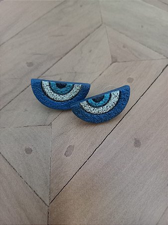 Brinco Olho Grego Metade Pequeno