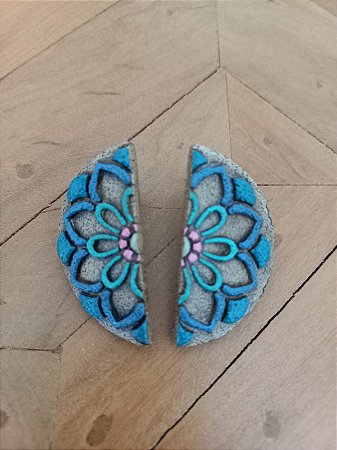 Brinco Mandala Metade Grande