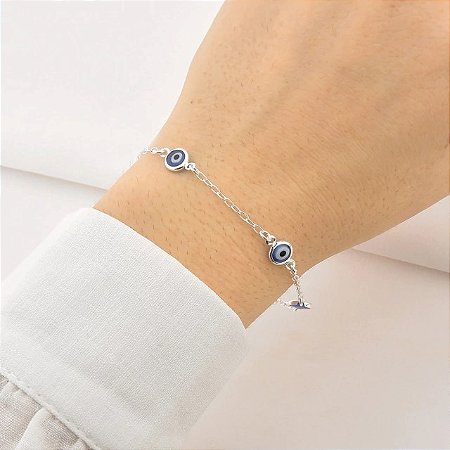 Pulseira Occhio Greco em Prata 925