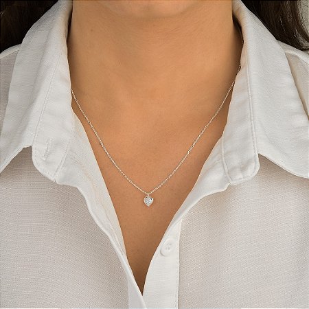 Choker Gargantilha Bacio em Prata 925