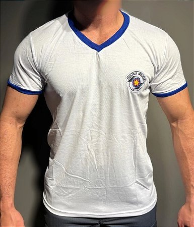 CAMISA BRANCA GOLA V - TFM