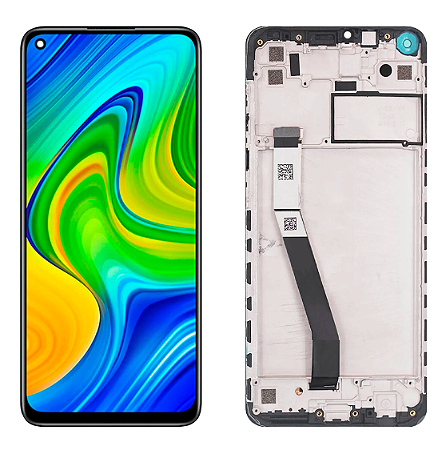 Frontal Xiaomi Note 9 com aro AAA