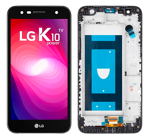 Frontal LG K10 Power com aro AAA
