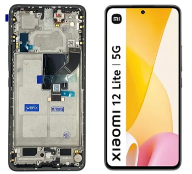 Frontal Mi 12 Lite 5G Com Aro Wefix