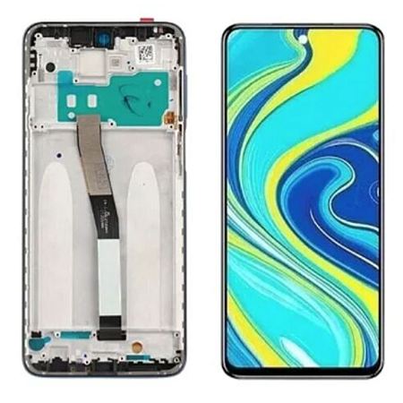 Frontal Note 9s / 9 Pro Com Aro Premium Plaquê/ LC Peças