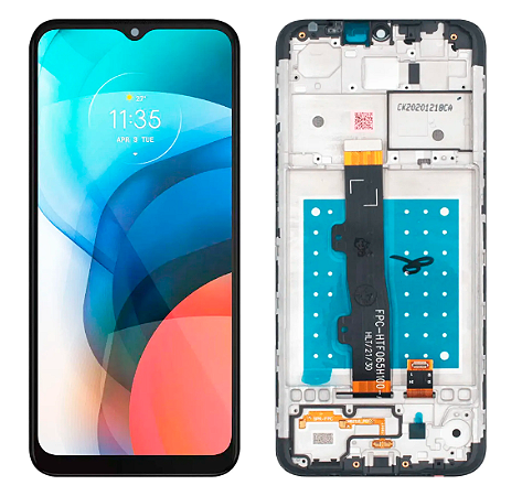 Frontal Moto E7 com aro Original Nacional