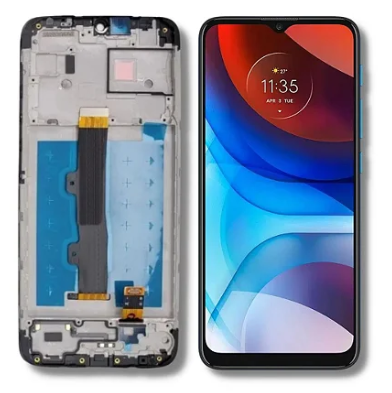Frontal Moto E7 Power com aro Original Nacional