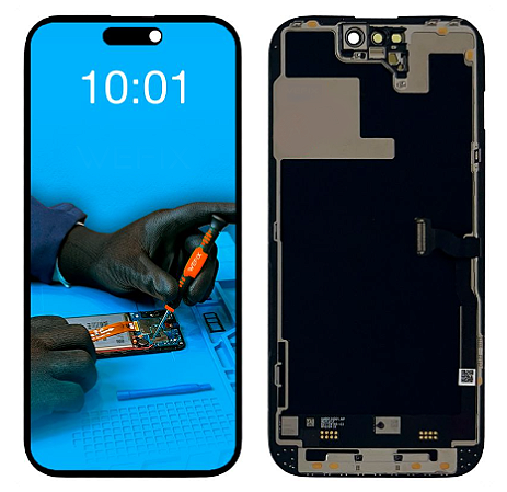 Frontal Iphone 14 Pro sem ci Oled Plaquê